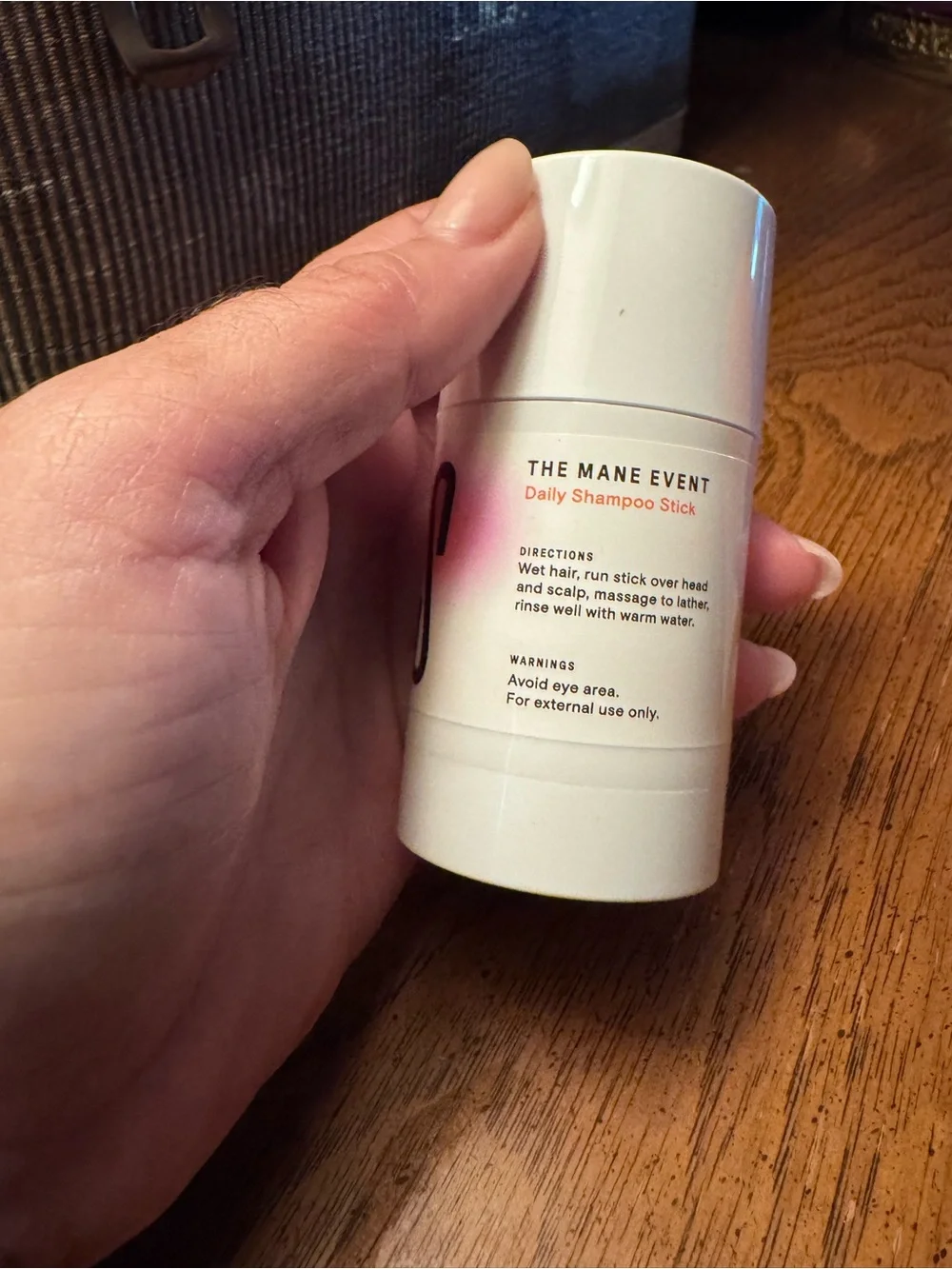 WYOS The Mane Event Daily Shampoo Stick - Orange & Pink